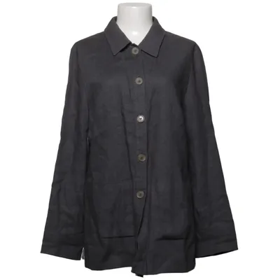 Overshirt (Gray) from Vittoria Verani Linen, Viscose