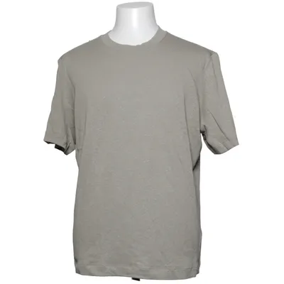T-shirt (Gris) de Massimo Dutti Coton, Lin