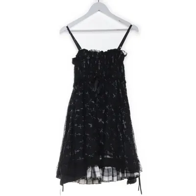 Dress (Black, Multicolored) from Poizen Industries Acrylic, Cotton, Polyester