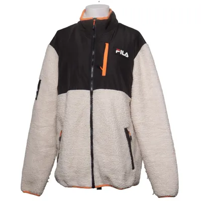 Fleecejakke (Beige, Sort, Orange) fra Fila Polyester