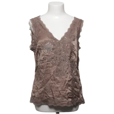 Tank Top (Beige) from Flash Basic Silk