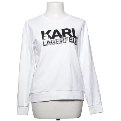 Sweatshirt (Weiß, Schwarz) von Karl Lagerfeld Baumwolle