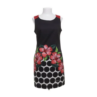 Jurk (Zwart, Meerkleurig) van Desigual Elastaan, Polyester