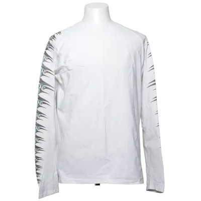 Long sleeve T-shirt (White, Multicolored) from Cyberdog London Cotton, Elastane
