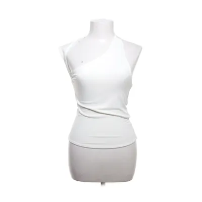 Crop top (Wit) van Pull & Bear Polyester, Elastaan