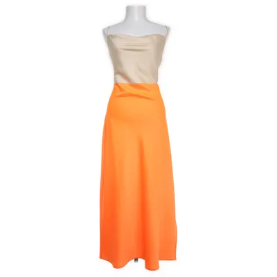 Maxikleid (Orange, Beige) von Y.A.S Recyceltes Polyester