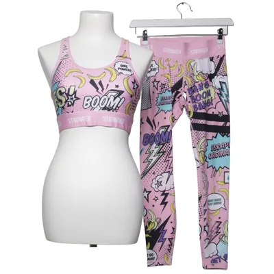 Träningsset (Rosa, Flerfärgad) från Stronger Elastan, Återvunnen polyester