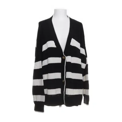 Cardigan (Black, White) from Gina Benotti Acrylic, Cotton