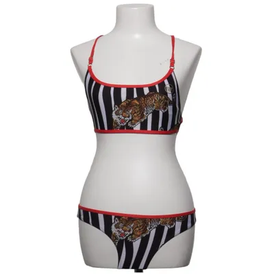 Bikini (Svart, Vit, Röd) från Power Woman Elastan, Polyester