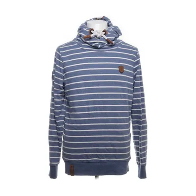 Hoodie (Blue, White) from Naketano Cotton, Polyester