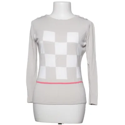 Pull-over (Gris, Blanc) de Christina Coton, Soie