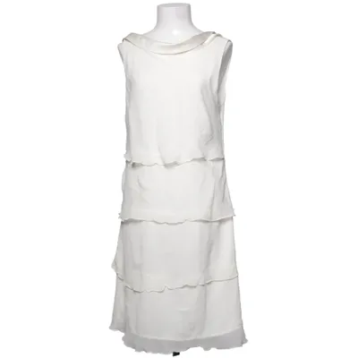 Kjole (Hvid) fra Un Deux Trois Polyester, Silke