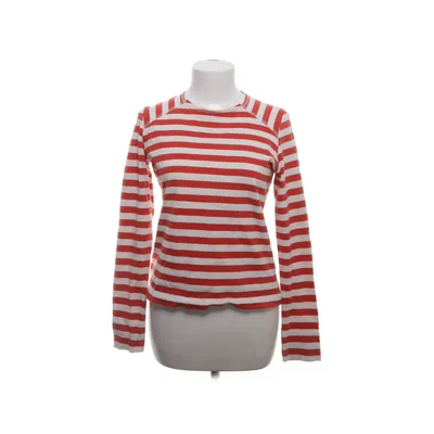 Langærmet t-shirt (Hvid, Rød) fra Ganni Økologisk bomuld