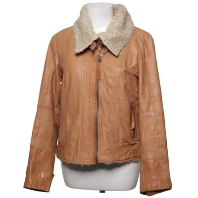 Shearling jas (Bruin, Beige) van Favourites