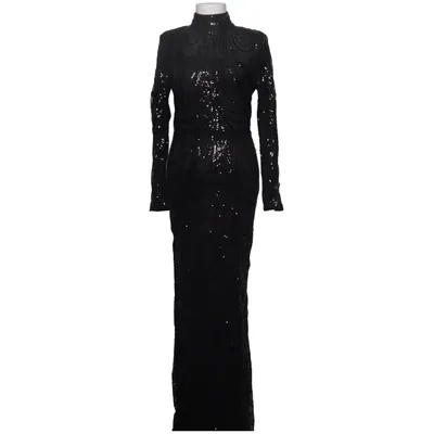 Evening gown (Black, Silver) from Miss Ord Elastane, Polyester