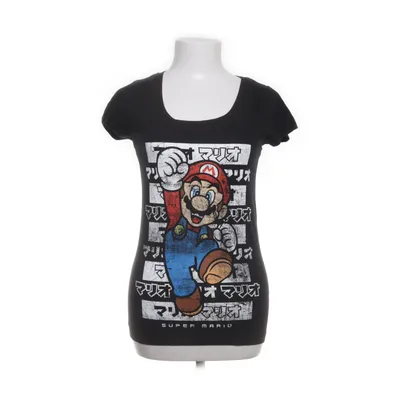 T-shirt (Svart, Flerfärgad) från Super Mario Bomull