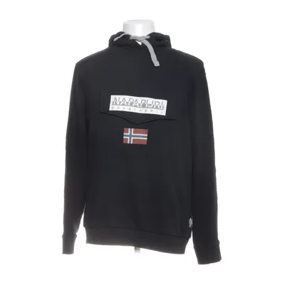 Capuchon sweater (Zwart) van Napapijri Katoen, Elastaan