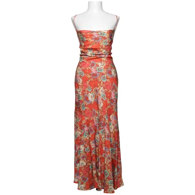 Maxi jurk (Rood, Meerkleurig) van Adoore Elastaan, Polyester