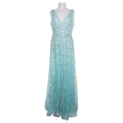 Långklänning (Turkos) från Faeriesty Elastan, Polyester