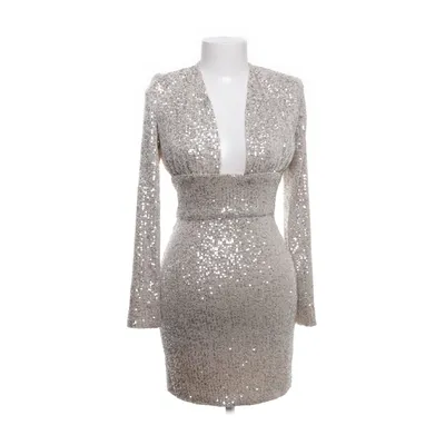 Cocktail dress (Beige, Silver) from Love & Lemonade Polyester