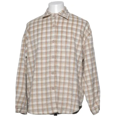 Överskjorta (Beige, Vit, Blå) från Sixth June Polyester, Ull