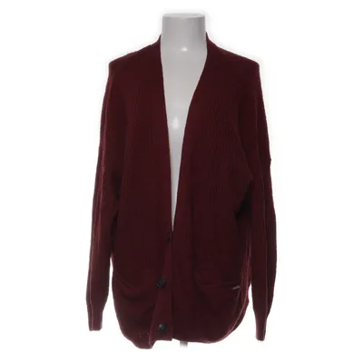 Cardigan (Rood) van Hollister Acryl, Katoen, Elastaan, Polyester