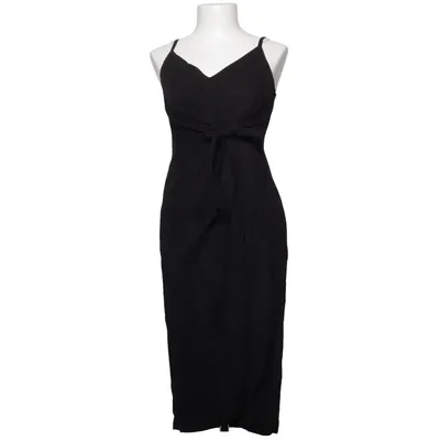 Dress (Black) from Dotti Linen, Polyester, Viscose