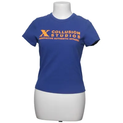 T-shirt (Blue) from Collusion Cotton, Elastane