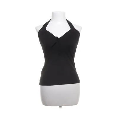 Halternecktopp (Svart) från Mango Basics Bomull, Elastan