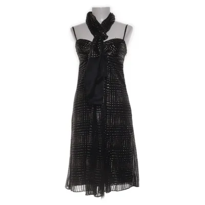 Cocktail dress (Black, Gold) from 123 Polyester, Silk