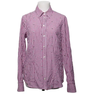 Shirt (Lila, Wit) van Distler Katoen, Polyester