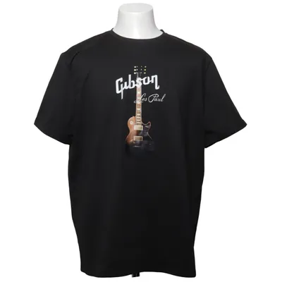 T-shirt (Sort) fra Gibson Elastan, Polyester