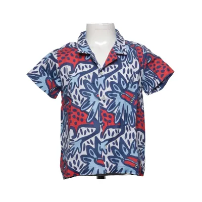 Chemise à manches courtes (Rouge, Bleu, Blanc, Multicolore) de Bluemint Lin