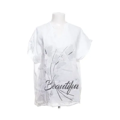 Top (Wit) van Liberty Woman Katoen, Linnen