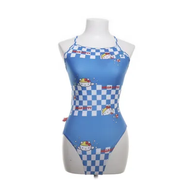 Badpak (Blauw, Meerkleurig) van Hello Kitty Elastaan, Gerecycled polyester