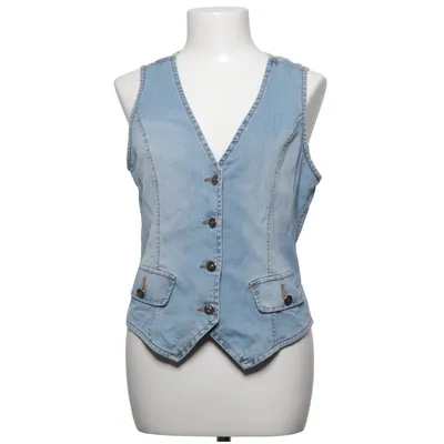 Spijker gilet (Blauw) van Opal Katoen, Elastaan