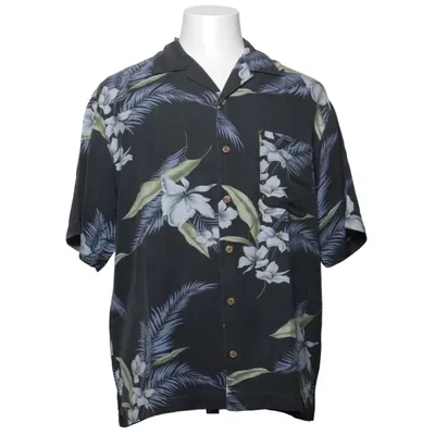 Short sleeve shirt (Black, Multicolored) from Bungalow Silk