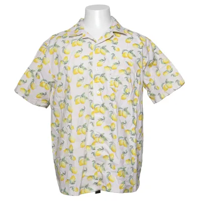 Chemise à manches courtes (Jaune, Multicolore) de Force Coton