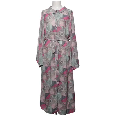 Skjortekjole (Pink, Grøn, Flerfarvet) fra Evans Polyester