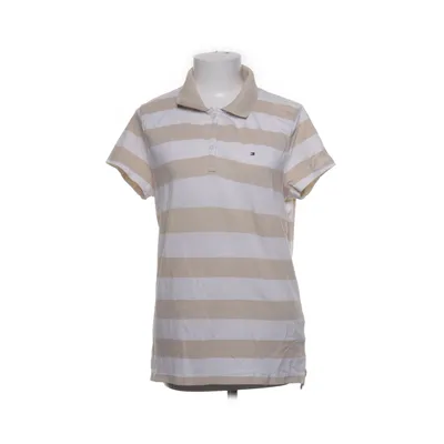 Polo (Beige, Blanc) de Tommy Hilfiger Coton, Élasthane