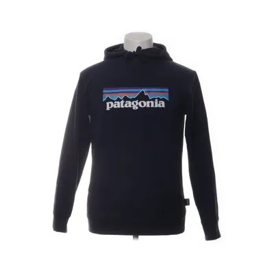 Hoodie (Blue) from Patagonia Elastane, Recycled cotton, Recycled polyester
