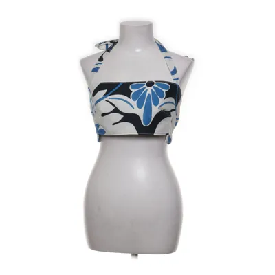 Halterneck top (Blå, Hvid, Sort, Flerfarvet) fra Zara