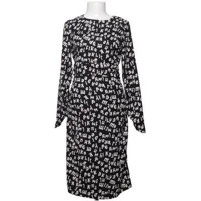 Maxi jurk (Zwart, Wit) van Mango Elastaan, Polyester