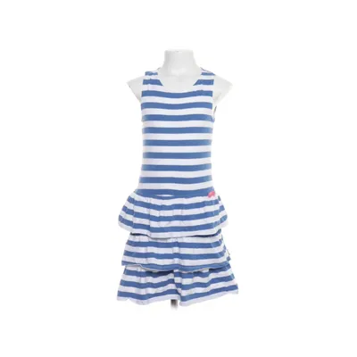 Jurk (Blauw, Wit) van Pocopiano Katoen