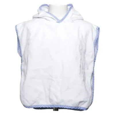 Badcape (Vit, Blå) från IA BON Bomull