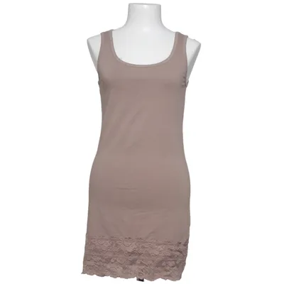 Jurk (Beige) van Flash Katoen, Elastaan