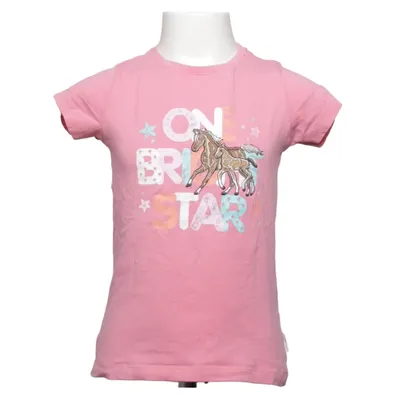 T-shirt (Roze, Meerkleurig) van Salt and Pepper Katoen, Elastaan