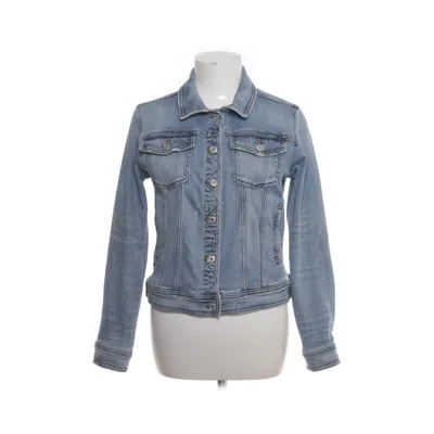 Veste en jean (Bleu) de Zara Basic Z1975 Denim Coton, Élasthane