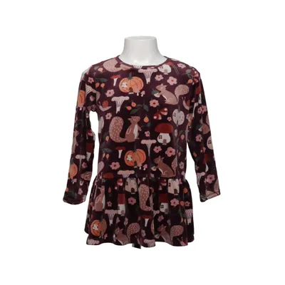 Klänning (Brun, Flerfärgad) från Lindex Kids Elastan, Polyester