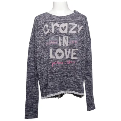 Long sleeve T-shirt (Gray, White) from Lcw Teen